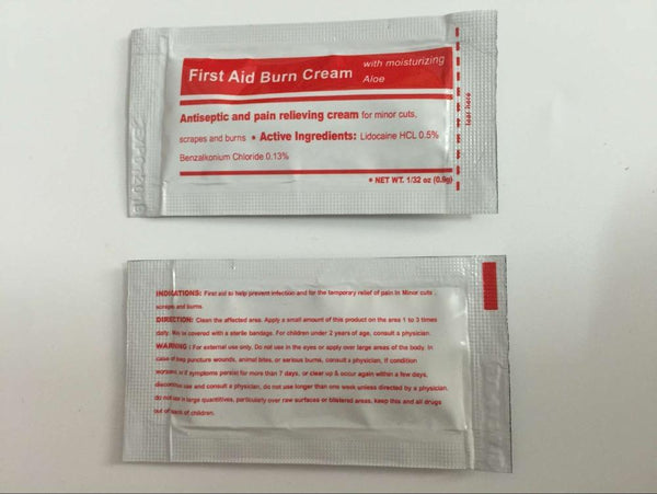 First Aid Burn Cream Pack