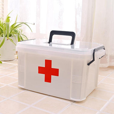 Plastic Multi-Layer First Aid Box