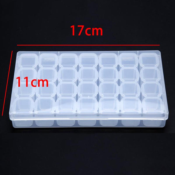 Clear Plastic Medicine Organizer